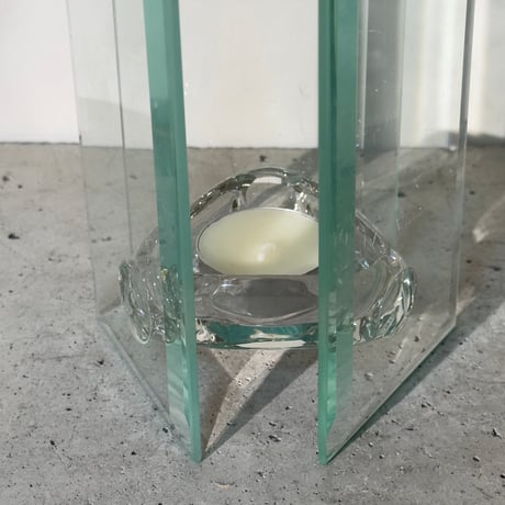 Glass Candle Holder