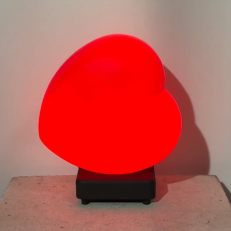 3D Glass Heart Lamp