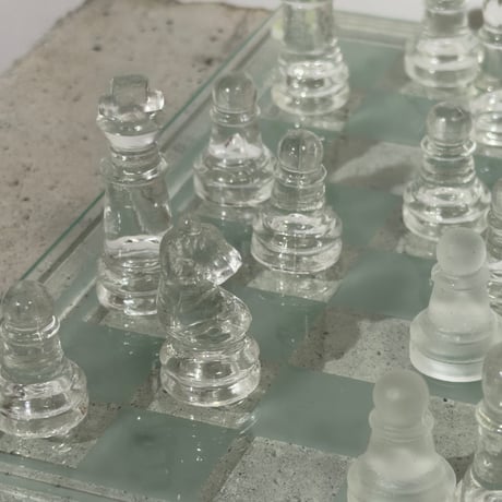 Glass Chess Board