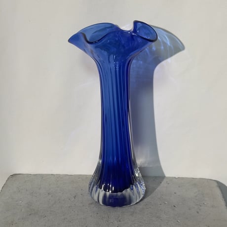 Drape Blue Vase