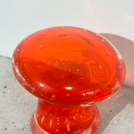 Red Glass Mushroom