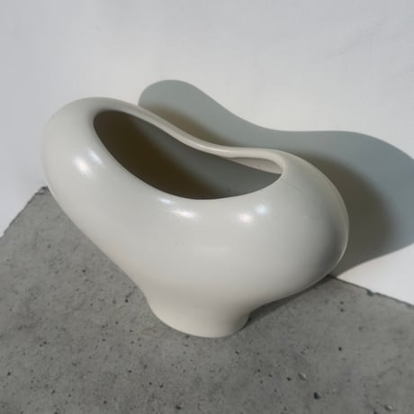 White Heart Vase