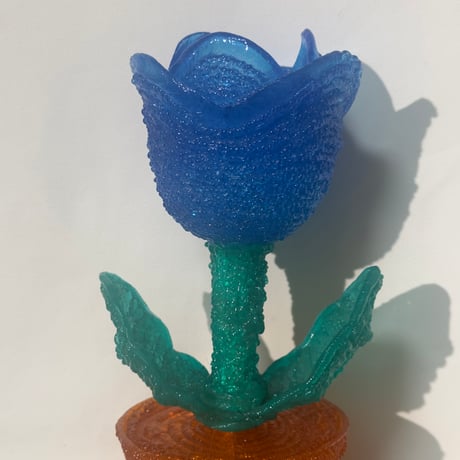 Blue Tulip Lamp