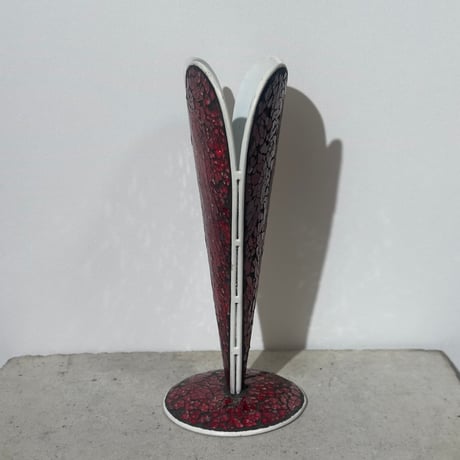 Glass Heart Vase
