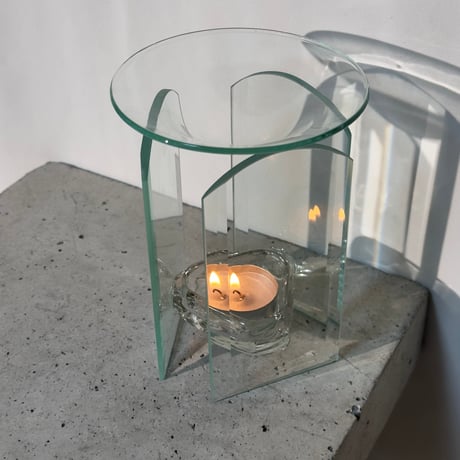 Glass Candle Holder