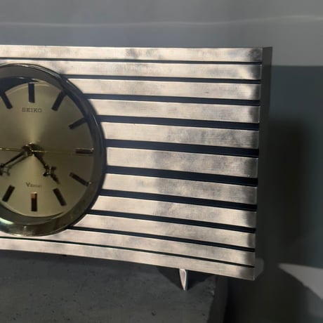 Silver Board Clock
