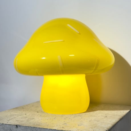 Yellow Mushroom Lamp