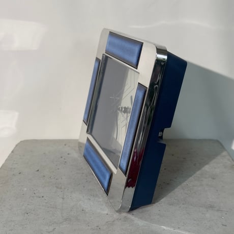 Silver Modern Clock