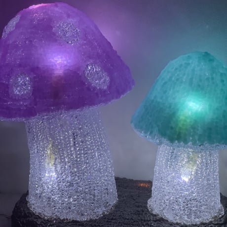 Twin Mushroom Lamp