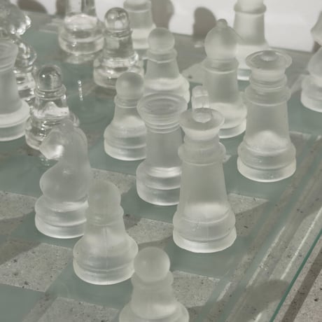 Glass Chess Board