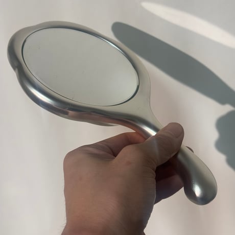 Silver Flower Mirror