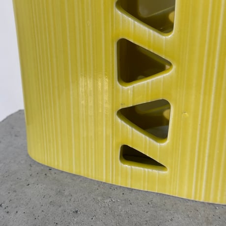 Yellow Net Pattern Vase