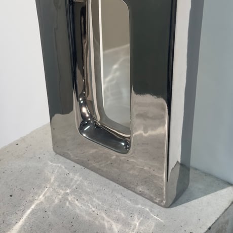 Silver Hole Vase