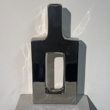 Silver Hole Vase