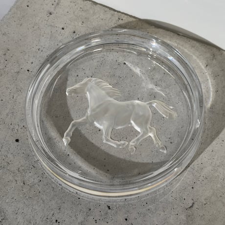 Horse Glass Plate