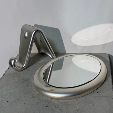 Steel Oval Mirror