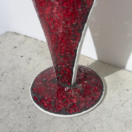 Glass Heart Vase