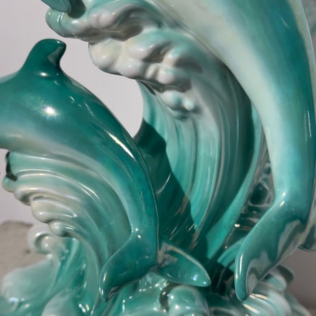 Emerald Dolphin Sculpture