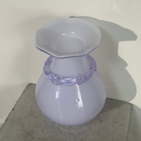 Purple Ribbon Vase