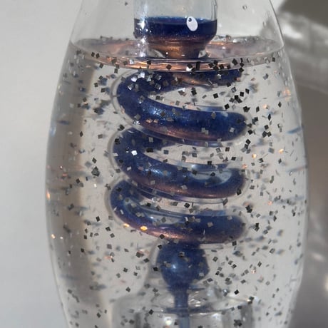 Blue Tornado Lamp