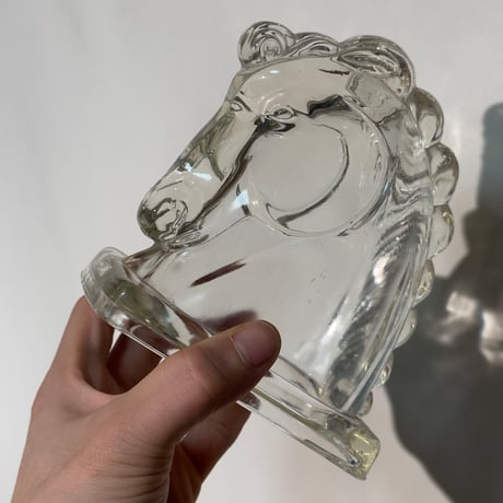 Glass Horse Stand