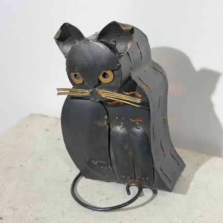 Tin Cat Lamp