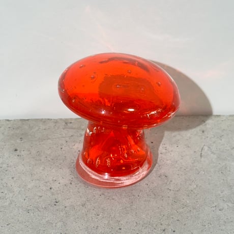 Red Glass Mushroom