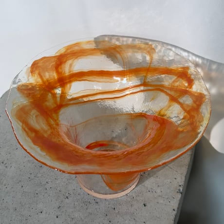 Orange Mable Vase