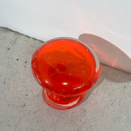 Red Glass Mushroom