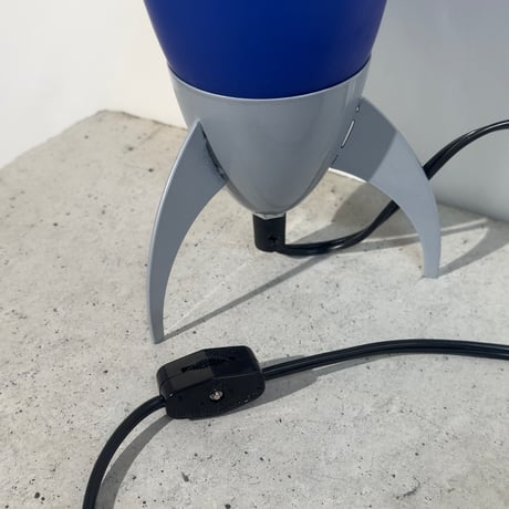 Blue Rocket Lamp