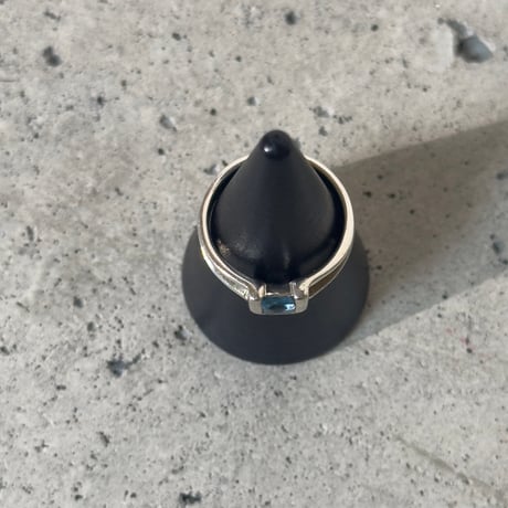 Aqua Cube Ring