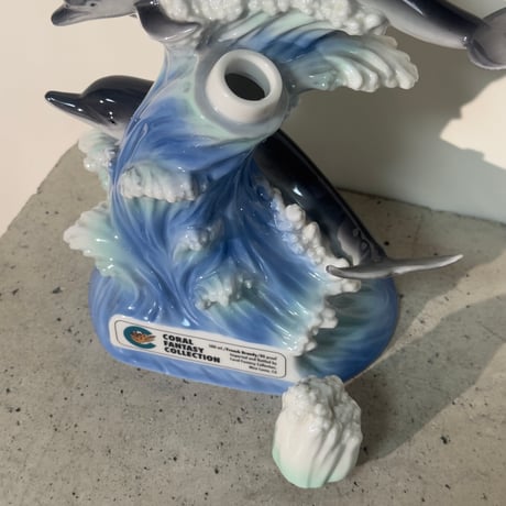 Dolphins Ceramic Sculpture
