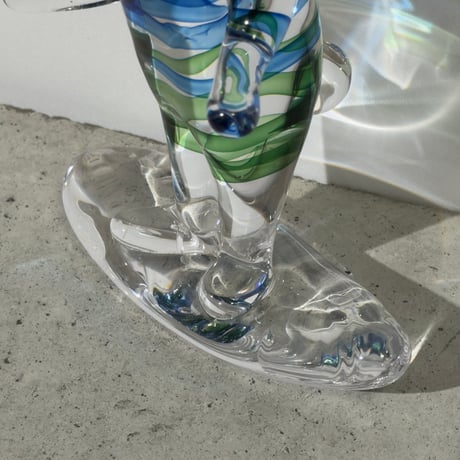 Surfing Rabbit Sculpture
