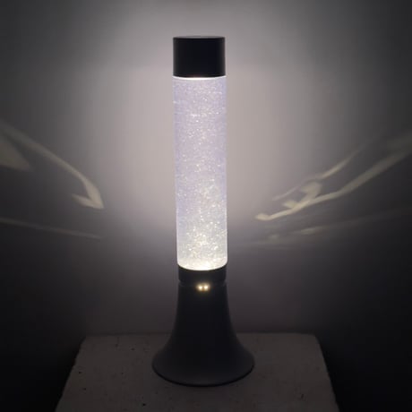 White Glitter Lamp