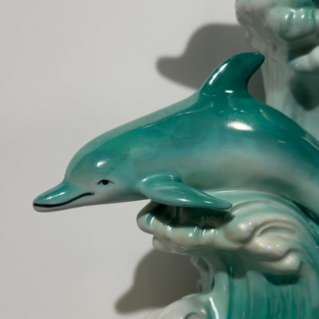 Emerald Dolphin Sculpture