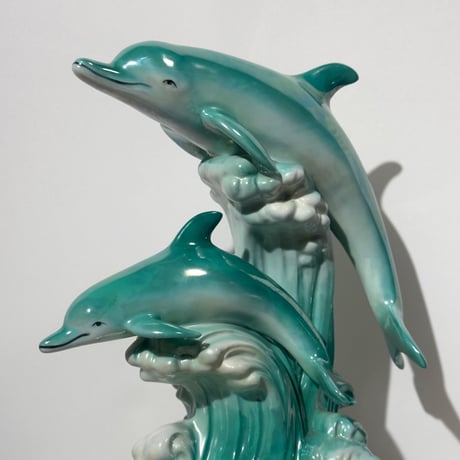 Emerald Dolphin Sculpture