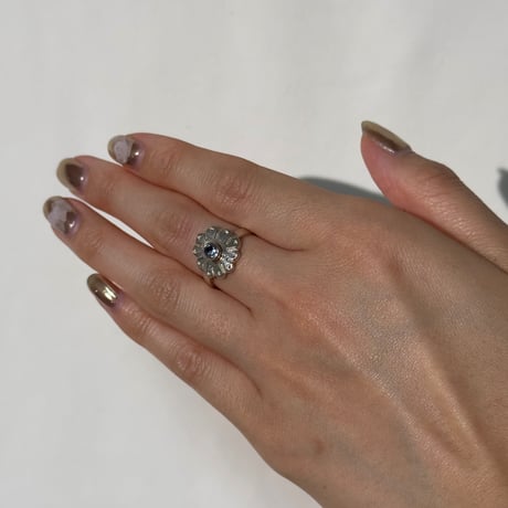 Blue Flower Ring