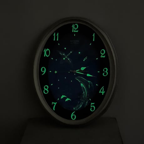 Dolphin Luminous Clock