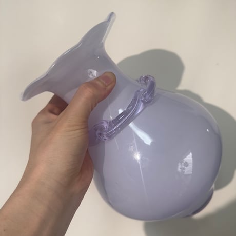 Purple Ribbon Vase