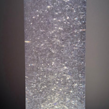White Glitter Lamp