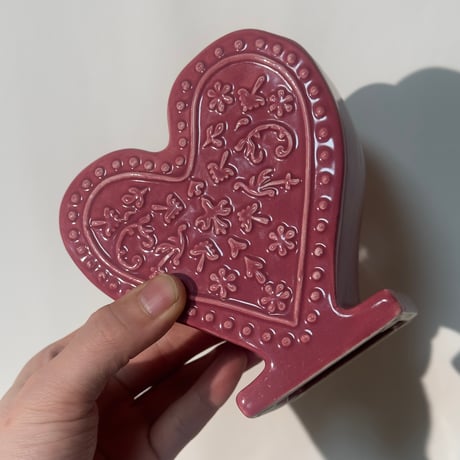 Pattern Heart Vase