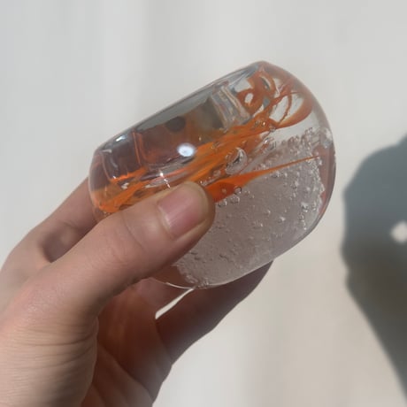 Orange Candle Holder