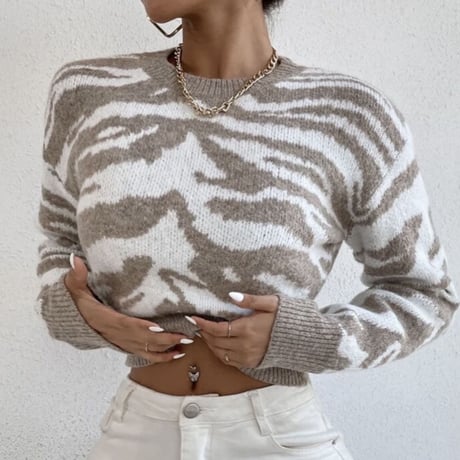 タイガー　ショートセーター　3色