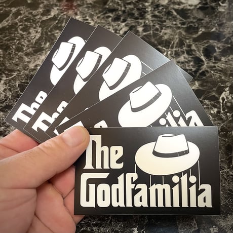 Godfamilia "Whie" Matt Sticker