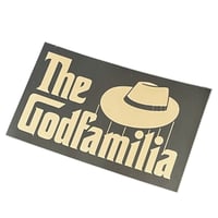 Godfamilia "Faded Gold" Matt Sticker