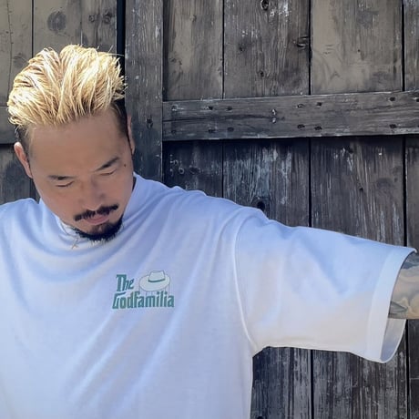 The Godfamilia Tee (White & Old Mafia Green)