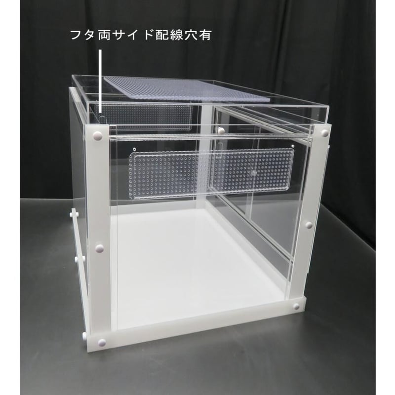 爬虫類ケージ　35×40×40㎝　付け木、配線穴あり 爬虫類ケージ35×40×40㎝付け木、配線穴あり