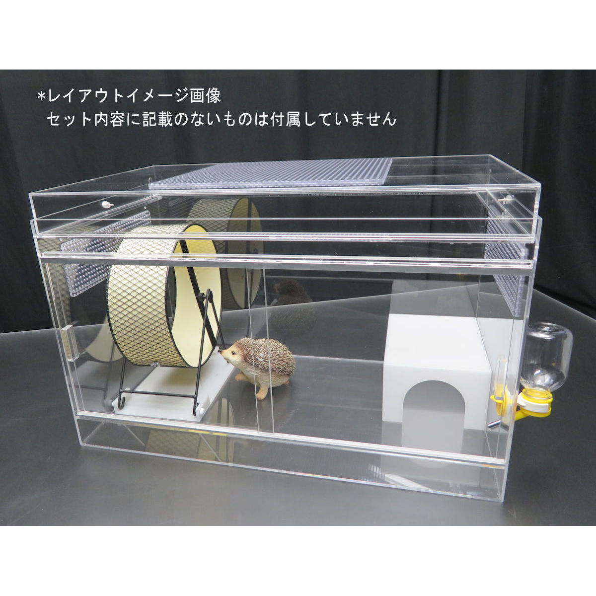 ハリネズミ用ケージ徹底解説！ケージの中の飼育用品、レイアウトも