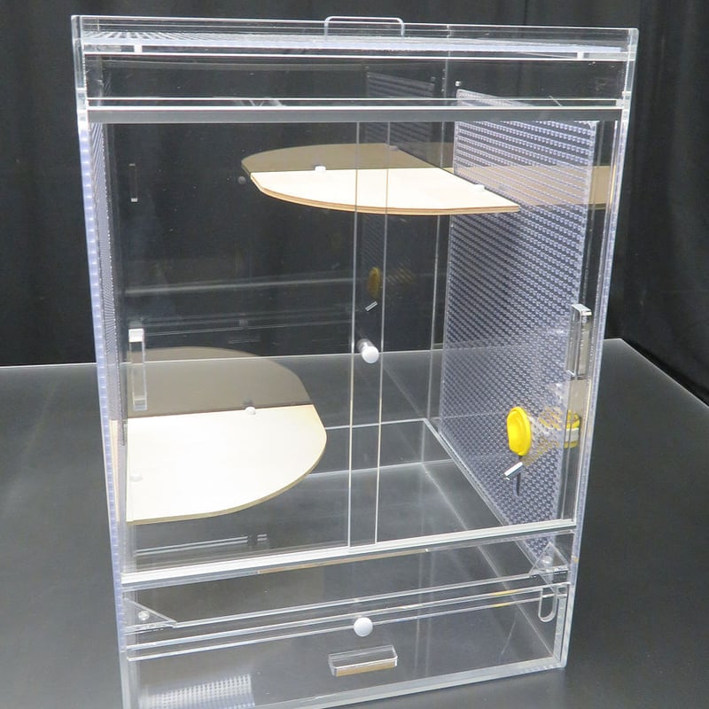 アクリル フクロ モモンガ ゲージ フクモモ 小屋 透明 クリア 用品付