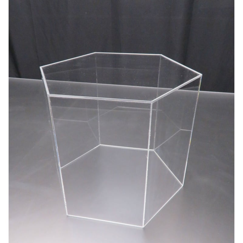 六角形のアクリルケース 一辺15cm 高さ約25cm | アクリルケージ 六角形のアクリルケース 一辺15cm 高さ約25cm | アクリルケージ
